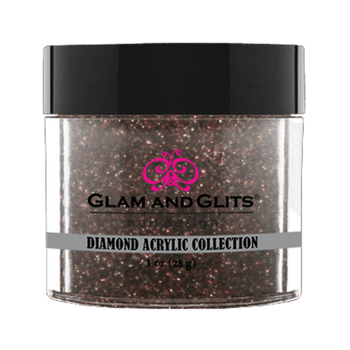 Glam & Glits Diamond Acrylic (Shimmer) 1 oz Latte - DAC86-Beauty Zone Nail Supply