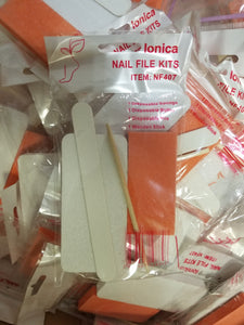 Ionica Pedicure Kit 4 (Sanding-Buffer-File-Pusher) NF407 #K7-Beauty Zone Nail Supply