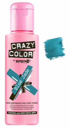 Crazy Color vibrant Shades -CC PRO 67 BLUE JADE 150ML-Beauty Zone Nail Supply