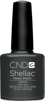 Cnd Shellac Asphalt .25 Fl Oz-Beauty Zone Nail Supply