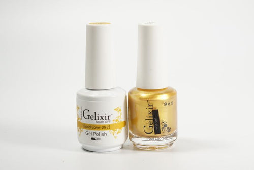 Gelixir Duo Gel & Lacquer Gold Love 1 PK #092-Beauty Zone Nail Supply