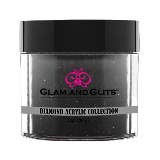 Glam & Glits Diamond Acrylic (Shimmer) 1 oz Black Lace - DAC79-Beauty Zone Nail Supply