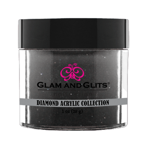 Glam & Glits Diamond Acrylic (Shimmer) 1 oz Black Lace - DAC79-Beauty Zone Nail Supply