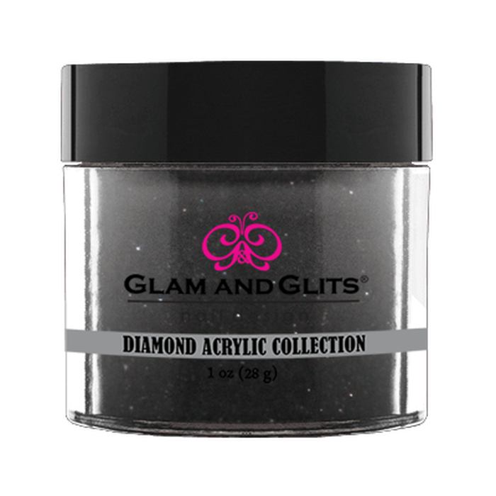 Glam & Glits Diamond Acrylic (Shimmer) 1 oz Black Lace - DAC79-Beauty Zone Nail Supply