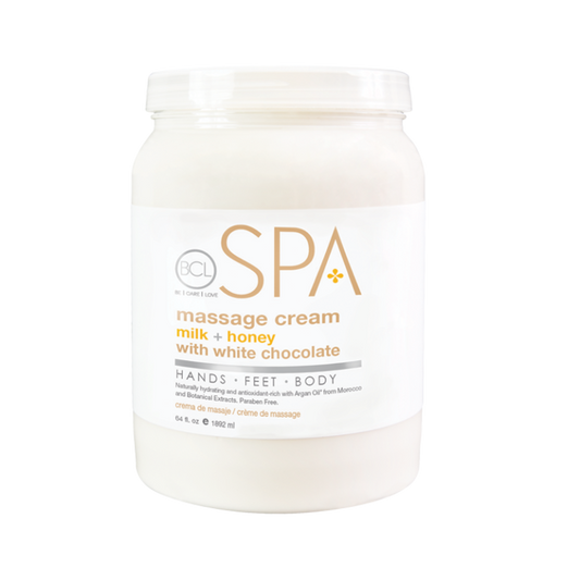 BCL SPA Massage Cream Milk + Honey with White Chocolate 64oz-Beauty Zone Nail Supply