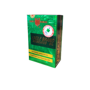 Eagle Brand Medicated Green Oil Dầu gió xanh con ó 24 mL (one Dozen)
