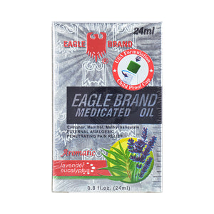Eagle Brand Medicated Lavender Oil Dầu gió Trang con ó 24 mL