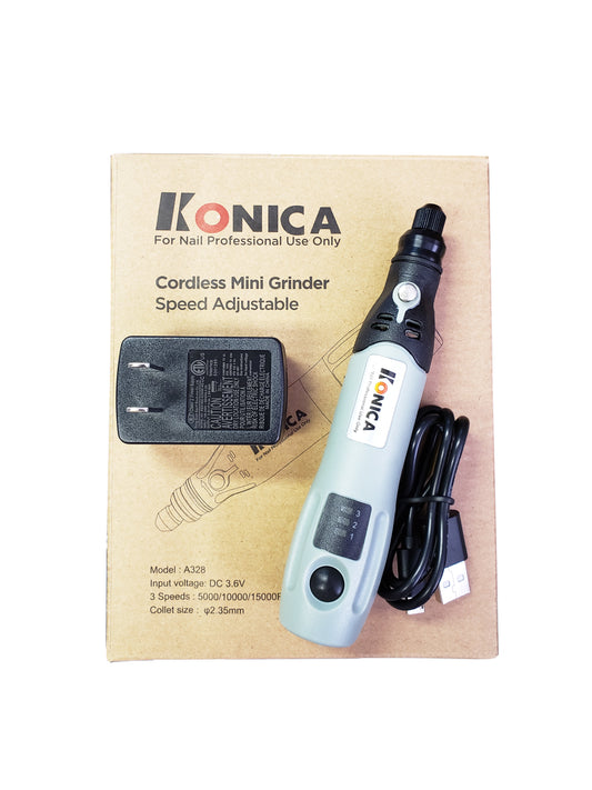Konica cordless rechargeable nail machine a328-Beauty Zone Nail Supply