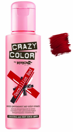 Crazy Color Vibrant Shades - CC PRO 40 VERMILLION RED 150ML-Beauty Zone Nail Supply
