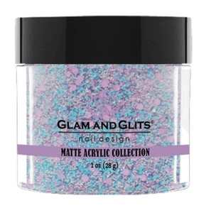 Glam & Glits Matte Acrylic Powder 1 oz Cotton Candy-MAT626-Beauty Zone Nail Supply