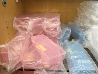 Personal Plastic Box Large Assorted Color - BeautyzoneNailSupply