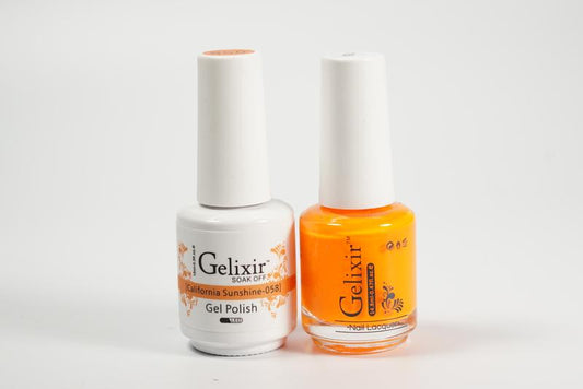 Gelixir Duo Gel & Lacquer California Sunshine 1 PK #058-Beauty Zone Nail Supply