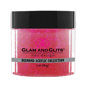 Glam & Glits Diamond Acrylic (Shimmer) 1 oz Rose Fantasy - DAC76-Beauty Zone Nail Supply