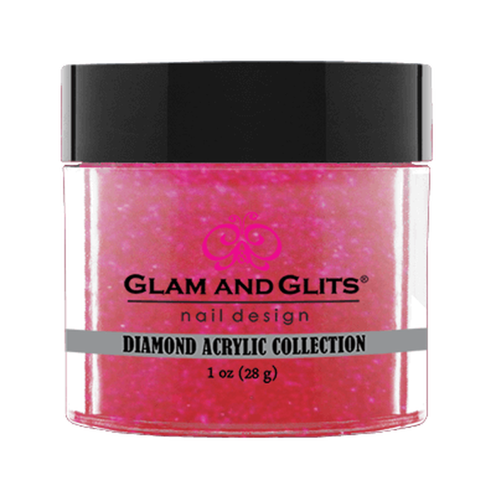 Glam & Glits Diamond Acrylic (Shimmer) 1 oz Rose Fantasy - DAC76-Beauty Zone Nail Supply