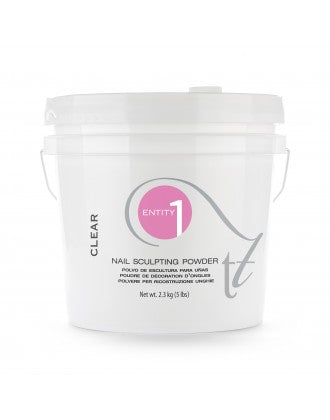 ENTITY Clear Sculpting Powder 2267.96 g - 80 oz #101794-Beauty Zone Nail Supply