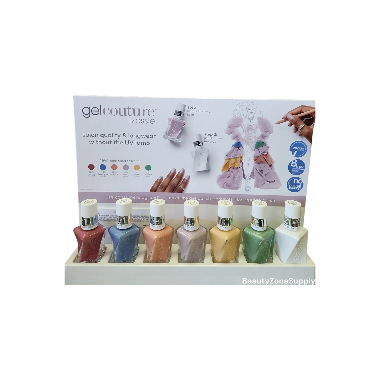 Essie Gel Couture Gloves are off 0.46 Oz #1248