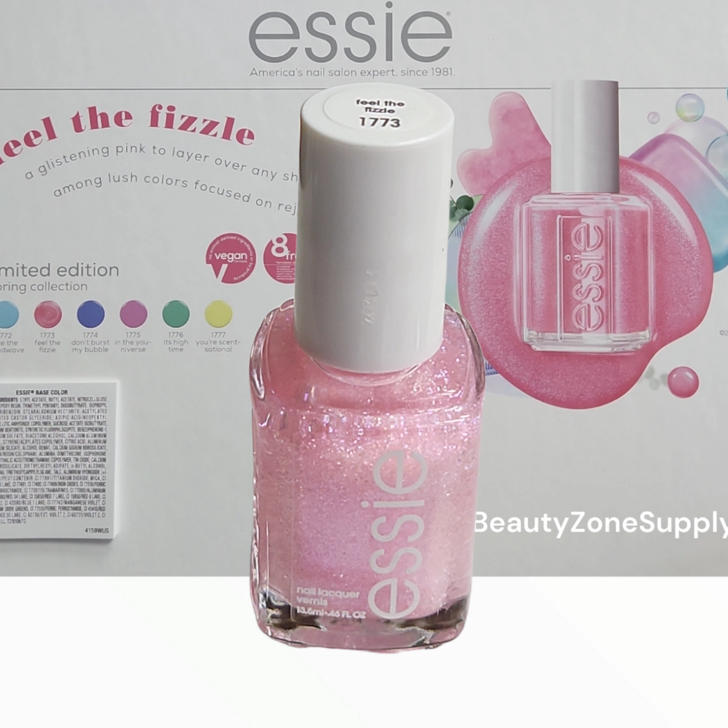 Essie Nail Polish Feel the Fizzle .46 oz #1773 ds