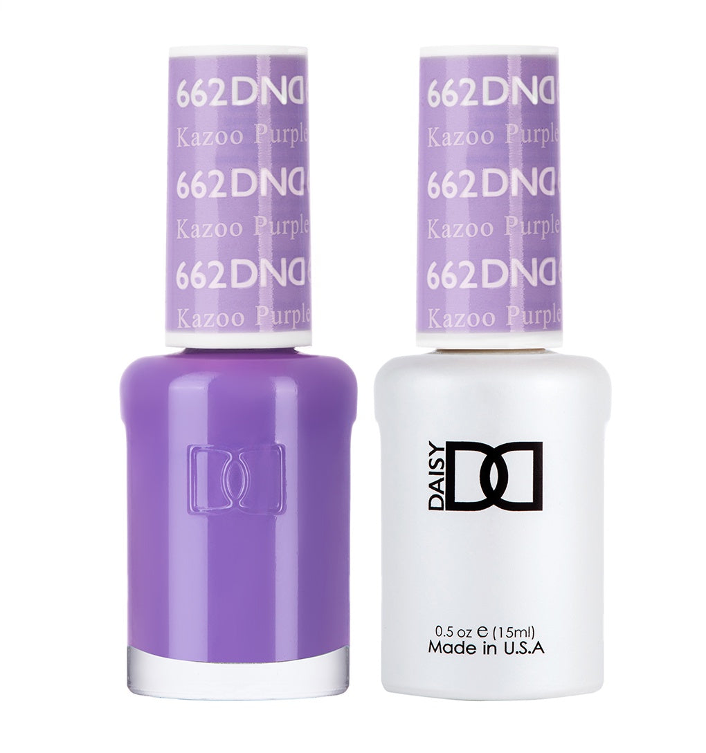 DND Duo Gel & Lacquer Kazoo Purple #662-Beauty Zone Nail Supply