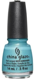 China Glaze Lacquer What I Like About Blue (Neon Blue Shimmer) 0.5 oz #83550-Beauty Zone Nail Supply