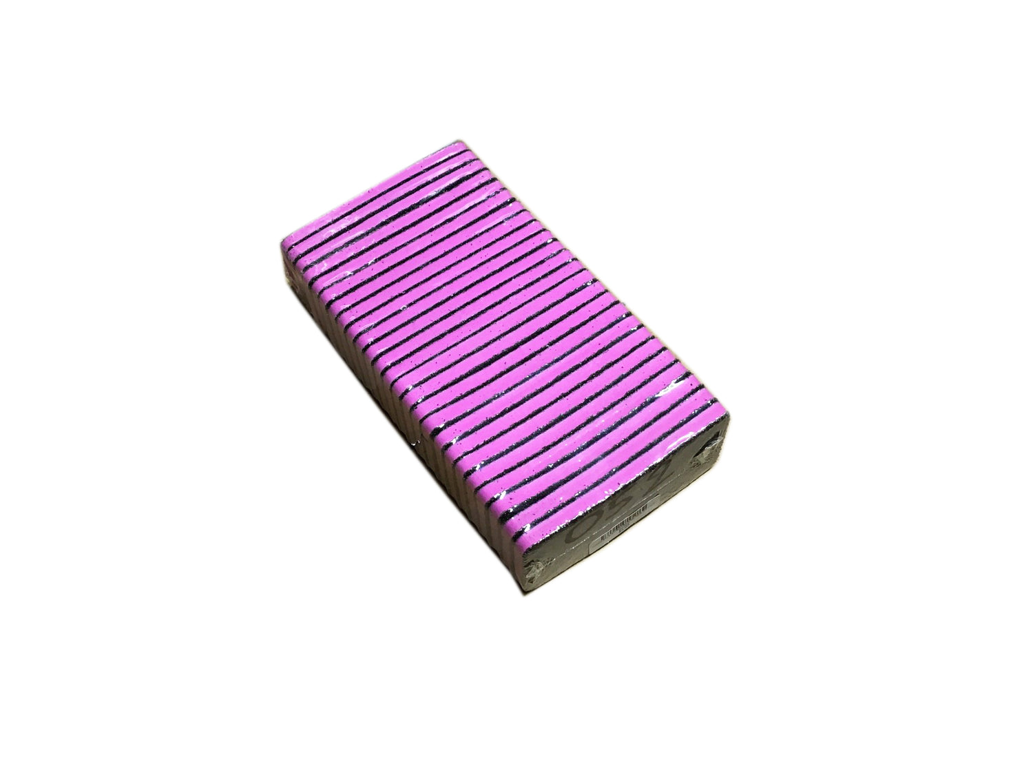FOOT FILE 60/60 PINK/BLACK 25 PCS #F052-Beauty Zone Nail Supply