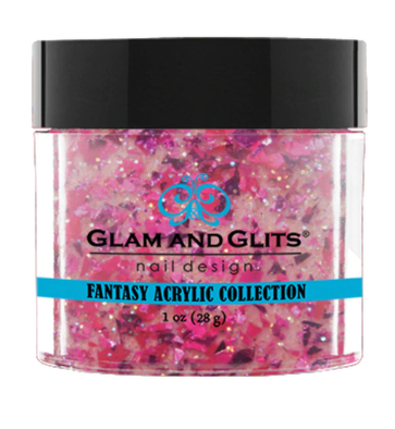 Glam & Glits Fantasy Acrylic (Glitter) 1 oz Flamingo - FAC511-Beauty Zone Nail Supply