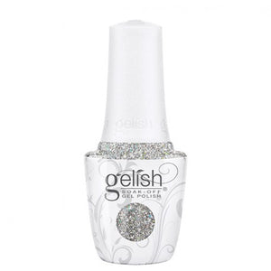 Gelish Soak Off Gel sprinkle of twinkle - silver glitter 15 mL | .5 fl oz#1110367-Beauty Zone Nail Supply