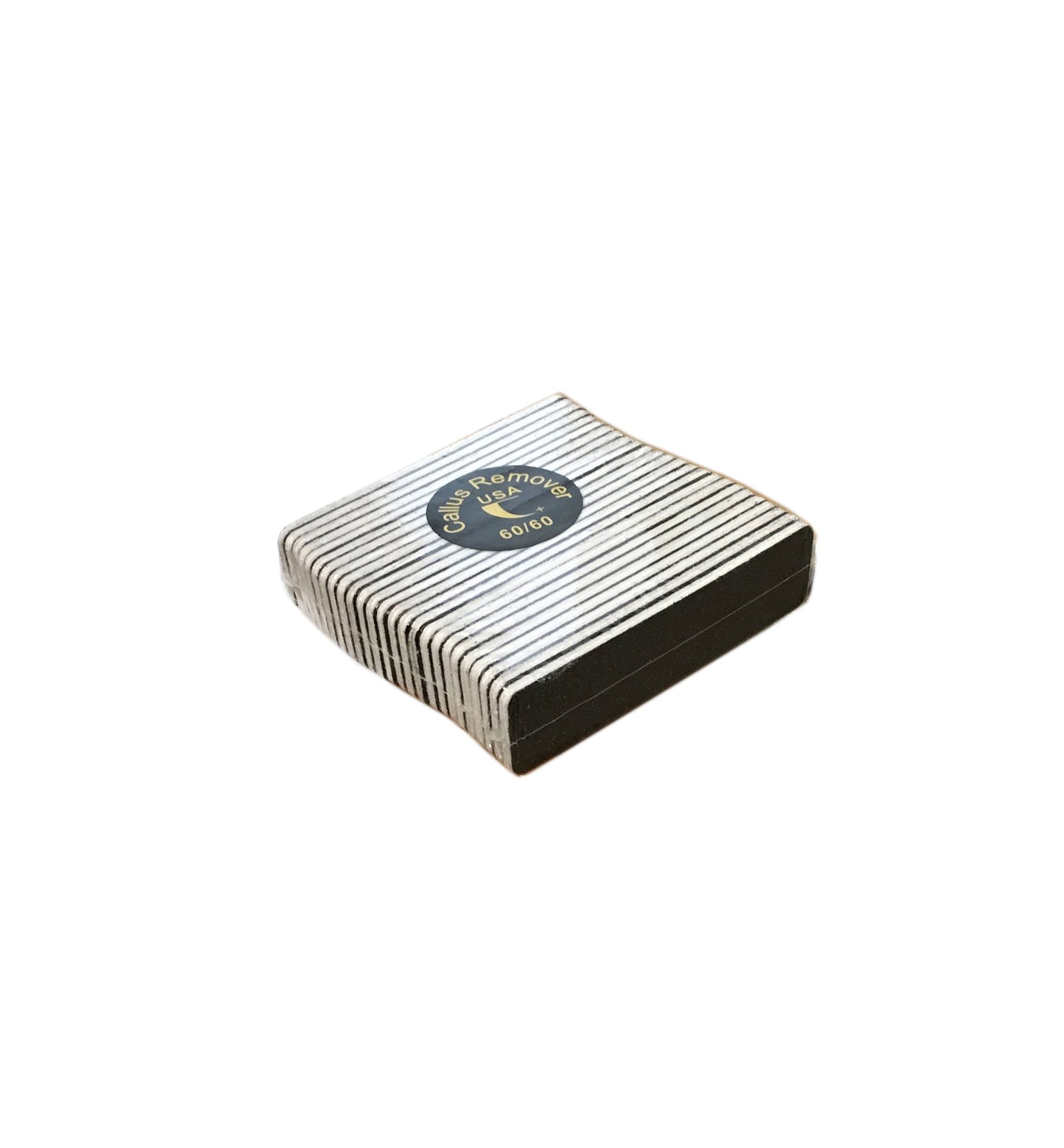 Callus File 60/60 White Black 25 pcs #F145P-Beauty Zone Nail Supply