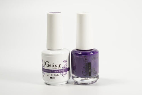 Gelixir Duo Gel & Lacquer Charming Purple 1 PK #077-Beauty Zone Nail Supply