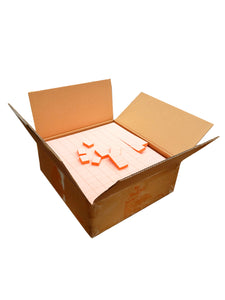 Mini Nail Buffer Orange White Grit 80/100 1500 pc #T01-Beauty Zone Nail Supply