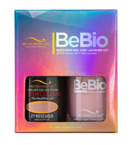 Bio Seaweed Bebio Duo 27 Rose Gold-Beauty Zone Nail Supply