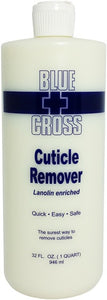 Blue Cross Cuticle Remover Lanolin Enriched 32 oz - Case 12 Bottle
