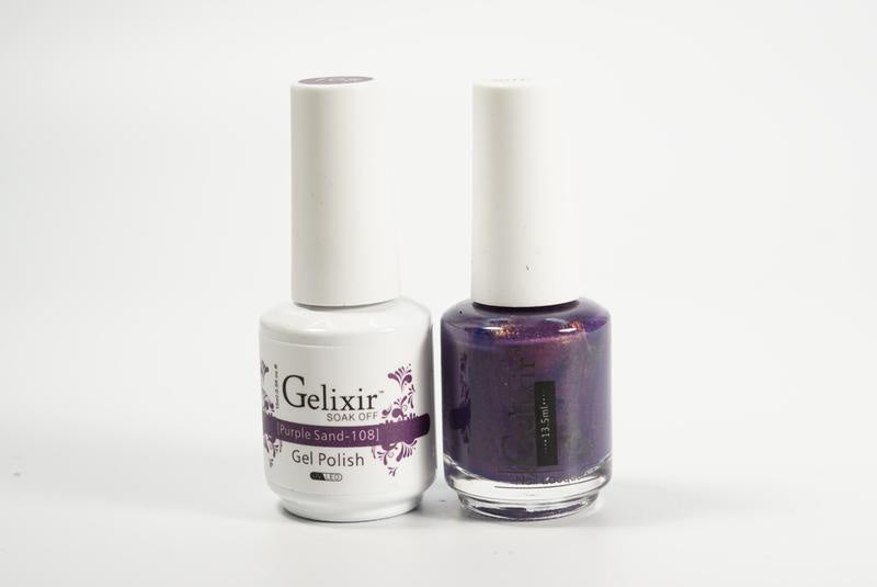 Gelixir Duo Gel & Lacquer Purple Sand 1 PK #108-Beauty Zone Nail Supply