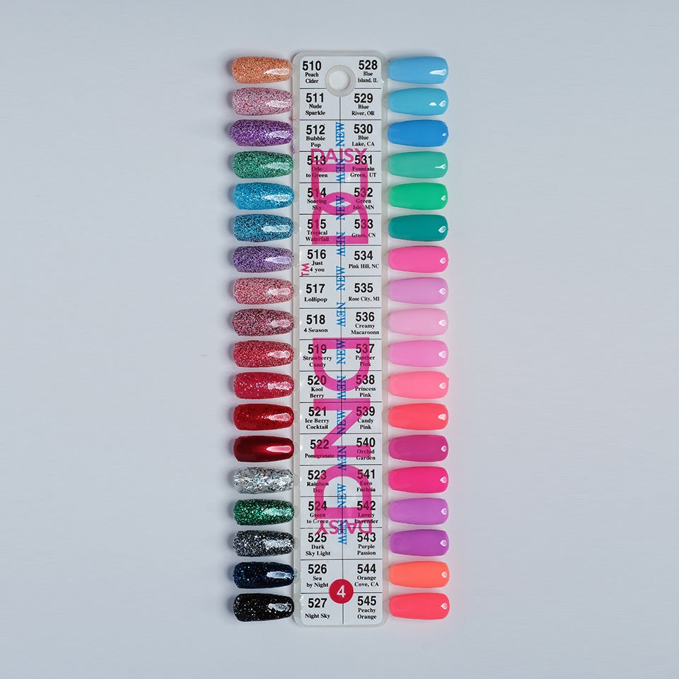 DND Duo Color Swatches 36 color– Single – 4-Beauty Zone Nail Supply