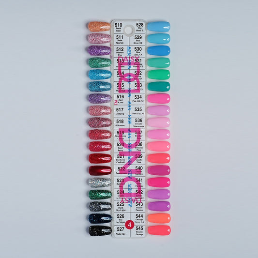 DND Duo Color Swatches 36 color– Single – 9-Beauty Zone Nail Supply