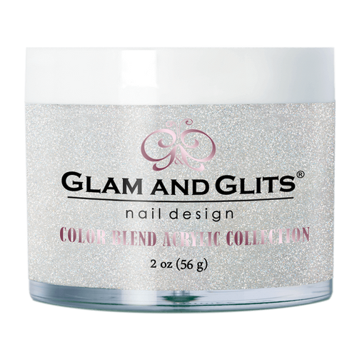 Glam & Glits Acrylic Powder Color Blend (Glitter) 2 oz Princess Cut - BL3094-Beauty Zone Nail Supply