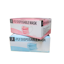 Load image into Gallery viewer, 3 PLY Disposable Face Mask Ear Loop-Beauty Zone Nail Supply