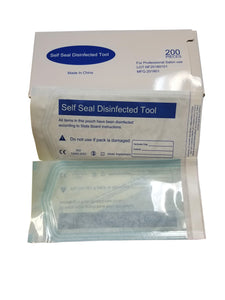 Mini Pouch Sterilization Self Seal Disinfected Box 200 pc-Beauty Zone Nail Supply