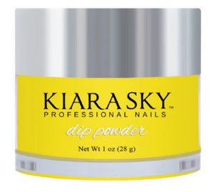 Kiara Sky Dip Glow Powder -DG110 Beaming Sun-Beauty Zone Nail Supply