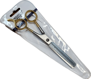 Simco Scissors Single Thinning 6.5 Gold handle-Beauty Zone Nail Supply