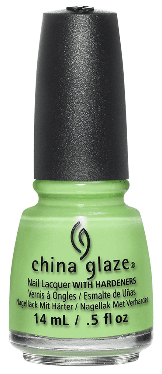 China Glaze Lacquer Lime After Lime (Neon Light Lime Creme) 0.5 oz #83548