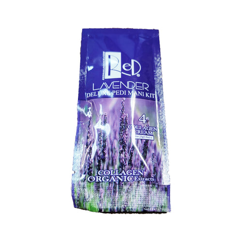 Red Manicure Pedicure Spa Step 4 Lavender Lotion-Beauty Zone Nail Supply