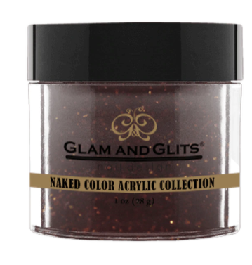 Glam & Glits Naked Color Acrylic Powder (Cream) 1 oz Merlot-a-go Go - NCAC438-Beauty Zone Nail Supply