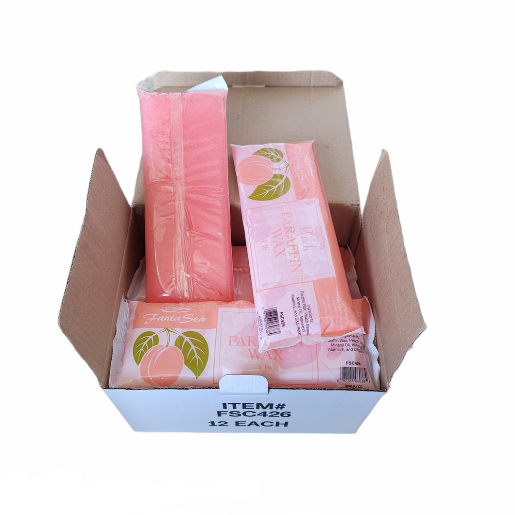 FantaSea Paraffin Peach box of 12 lbs #FSC426