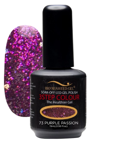 Bio Seaweed 3STEP Gel Polish 73 Purple Passion-Beauty Zone Nail Supply