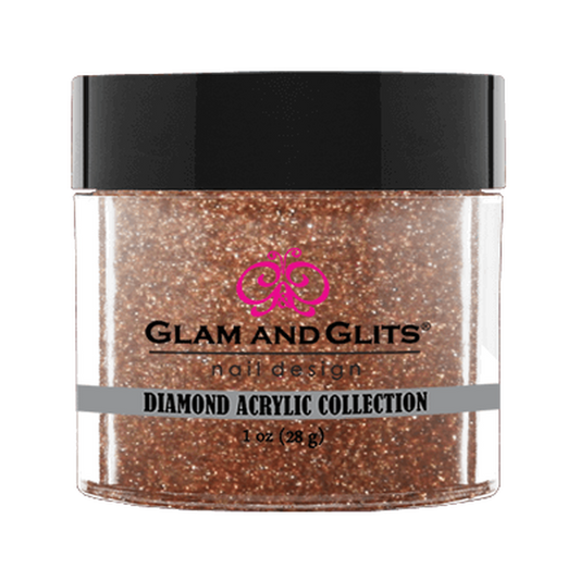 Glam & Glits Diamond Acrylic (Shimmer) 1 oz Hazel - DAC74-Beauty Zone Nail Supply