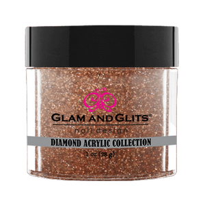Glam & Glits Diamond Acrylic (Shimmer) 1 oz Hazel - DAC74-Beauty Zone Nail Supply
