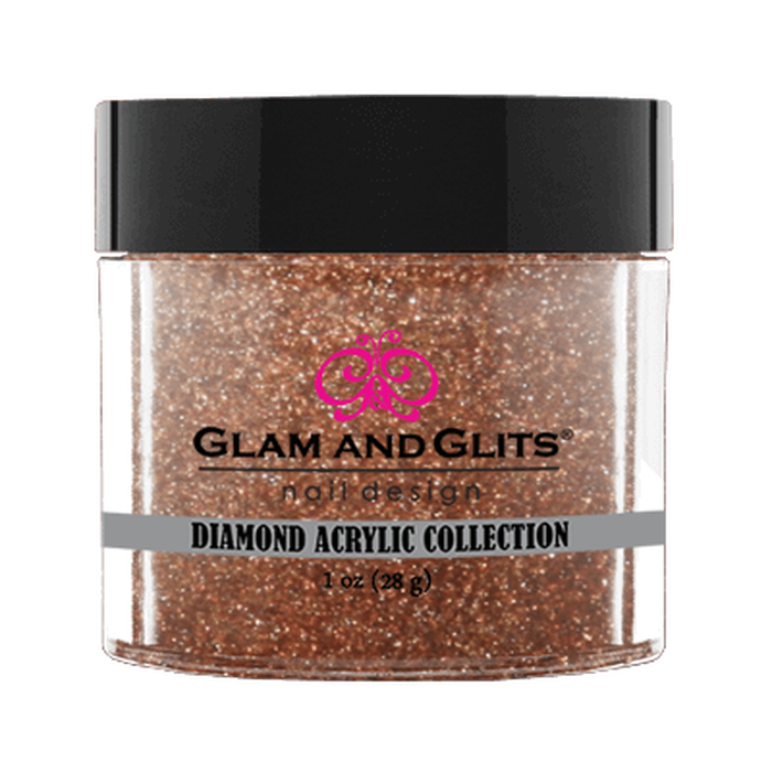 Glam & Glits Diamond Acrylic (Shimmer) 1 oz Hazel - DAC74-Beauty Zone Nail Supply