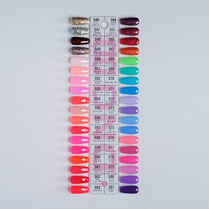 DND Duo Color Swatches 36 color– Single – 5-Beauty Zone Nail Supply