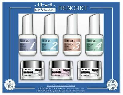 ibd Dip & Sculpt French Kit 7 pc-Beauty Zone Nail Supply