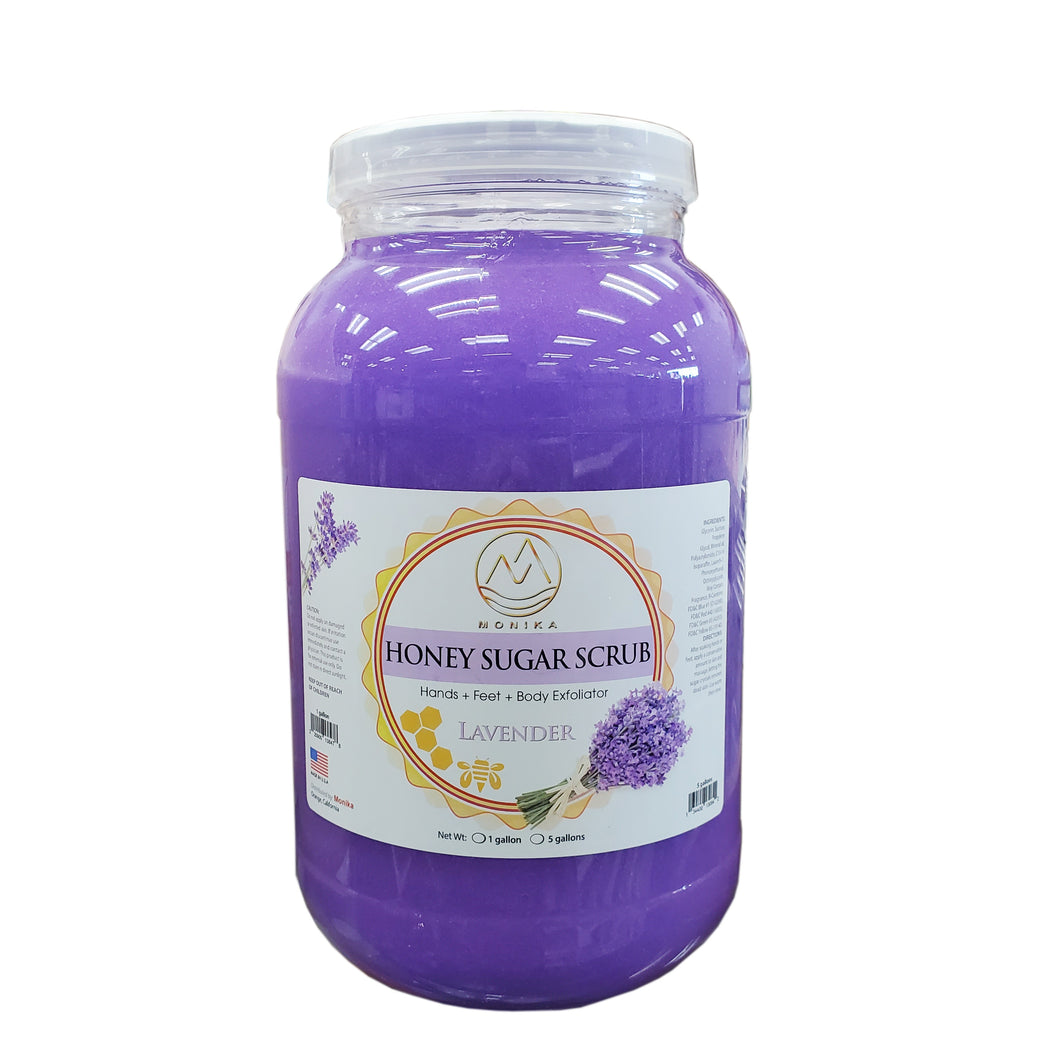 Monika Honey Sugar Scrub Lavender Case 4 Gallon-Beauty Zone Nail Supply